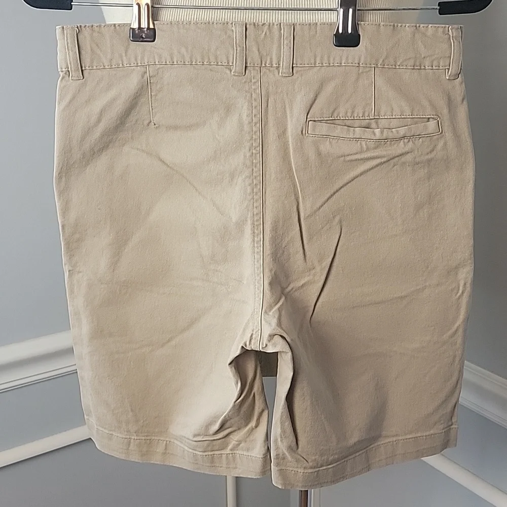 OLD NAVY | GAP Bundle of 3 Boy's Tan Flat Front School‎ Uniform Chino Shorts 14